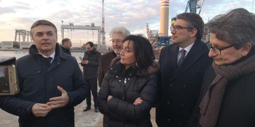 La visita del vice ministro Rixi a Monfalcone